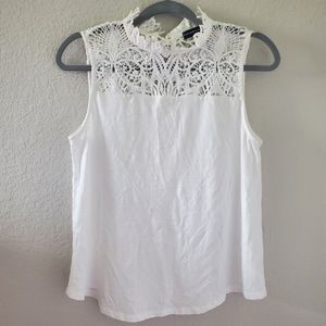 Revolve Generation Love mockneck crochet blouse NWOT